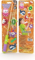 Gioco di pesca in legno – Arancione