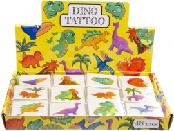 Tatuaggi temporanei con dinosauri – set di 12 motivi