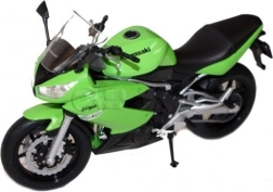 Modello motocicletta Kawasaki Ninja 650R 1:10 verde