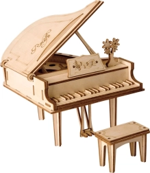Puzzle in legno 3D Robotime Rolife Pianoforte 74 pezzi