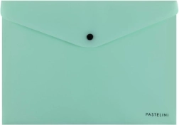 Busta con bottone A4 Pastelini verde