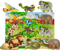 Puzzle sonori Animali dello Zoo