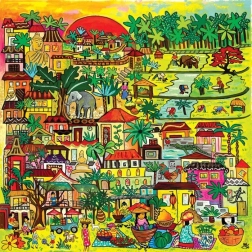 Puzzle Vita in Asia 1023 pezzi MAGNOLIA