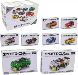 Auto sportivo con ruote libere - 16 pezzi in display box
