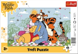 Puzzle Trefl Winnie the Pooh: Le avventure di Winnie the Pooh, 15 pezzi
