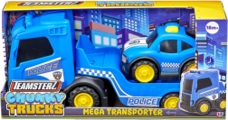 Camion della polizia Teamsterz con macchinina