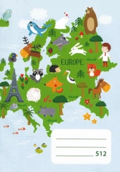 Quaderno scolastico A5 a righe 10 fogli Europa