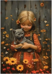 Puzzle Ragazza Carina XL 260 Pezzi Anatolian