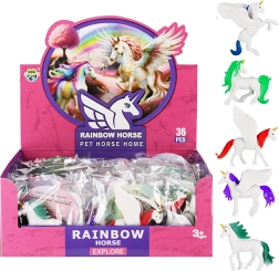 Unicorno con ali – figurina in plastica per bambini