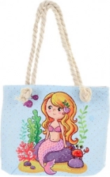 Borsa a tracolla con motivo sirena