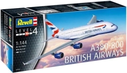 Modello in plastica dell’aereo AIRBUS A380-800 BRITISH AIRWAYS