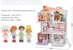 Casa delle bambole con accessori