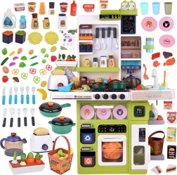 Cucina interattiva per bambini con luci, suoni, vapore e acqua corrente