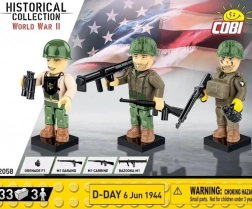 Set di costruzione COBI HC WWII – D‑Day 6 giugno 1944 minifigure