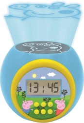 Sveglia per bambini con proiettore PEPPA PIG e luce notturna