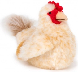 Gallina di peluche seduta 23 cm