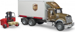 Bruder camion Mack UPS con carrello elevatore