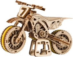 Puzzle 3D in legno motocicletta MotoCross WOODEN CITY (88 pezzi)