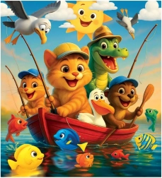 Puzzle in legno Pesca WOODEN CITY (20 pezzi)