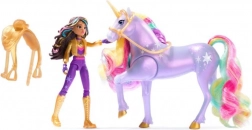 Accademia degli Unicorni – bambola Sophia e unicorno Wildstar con magia luminosa