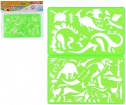 Stencil in plastica per disegnare 2 pz 11 × 18 cm