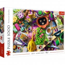 Puzzle 1000 pezzi – Riordino in giardino TREFL