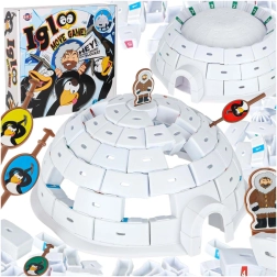 Gioco da tavolo costruisci l'igloo – pinguini