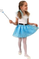 Gonna tutu per bambine principessa invernale con fiocchi di neve