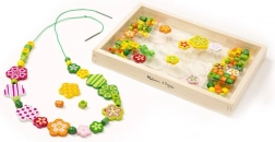 Set di perline verde Kwiatuszki