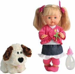 Bambola Nena parlante con cagnolino