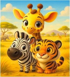 Puzzle in legno Amici 20 pezzi WOODEN CITY