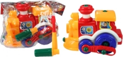 Trenino di plastica avvitabile 22 cm