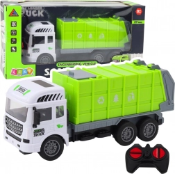 Autocarro raccoglitore telecomandato verde 1:24