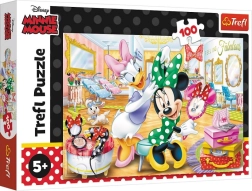 Puzzle 100 pezzi – Minnie nel salone di bellezza DISNEY