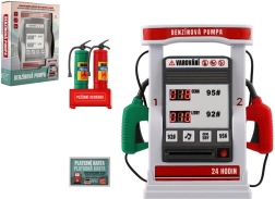 Pompa di benzina giocattolo a batteria con suoni e luci