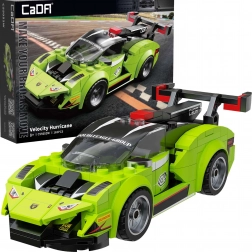 Set di costruzione CaDA auto cittadina verde Velocity Hurricane 165 pezzi