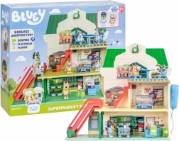 set di personaggi bluey supermercato