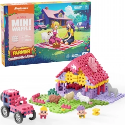 Costruzioni Mini Waffle Farmer – dolce ranch, 112 pezzi Marioinex