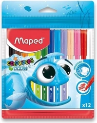 Set di pennarelli colorati MAPED Color'Peps Ocean 12 pezzi
