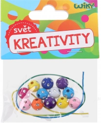 Perline Colorate con Filo