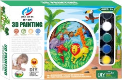 Kit per pittura 3D – animali selvatici