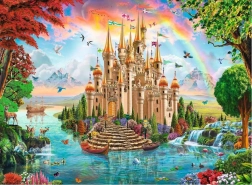 Puzzle castello arcobaleno Ravensburger 100 pezzi