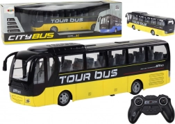 Autobus turistico RC telecomandato con effetti luminosi – giallo
