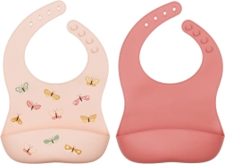 A Little Lovely Company set di bavaglini in silicone per bambini – Farfalle