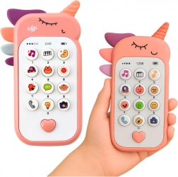 Telefono interattivo per bambini unicorno – rosa