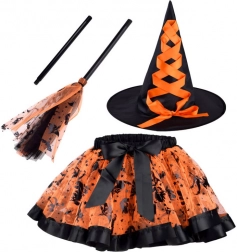 costume da strega per bambini con scopa – Scopa