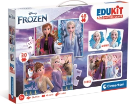 Set di giochi Frozen 4in1 CLEMENTONI