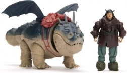 dragon trainer – set di figure gronckle e muso sporco
