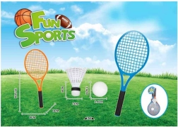 Set di racchette da tennis e badminton per bambini