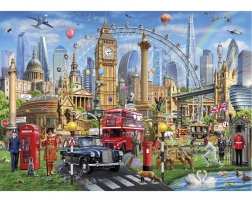 Puzzle Chiamata Londra 1000 pezzi